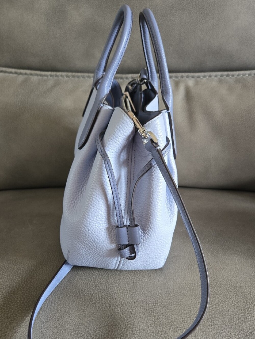 Kate Spade Small Dumpling Handbag, Periwinkle Blue, Multi-toned - Picture 5 of 13